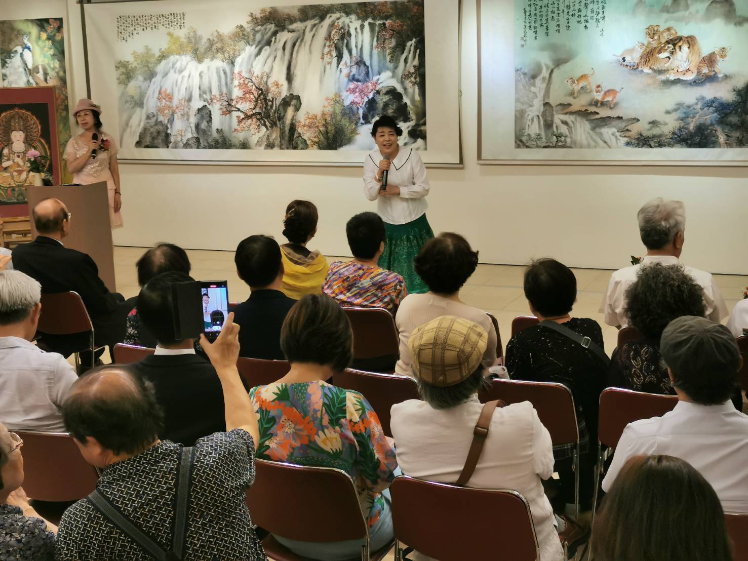 「日月麗天」陳麗雀與簡文秀綻放東西方的藝術風采！