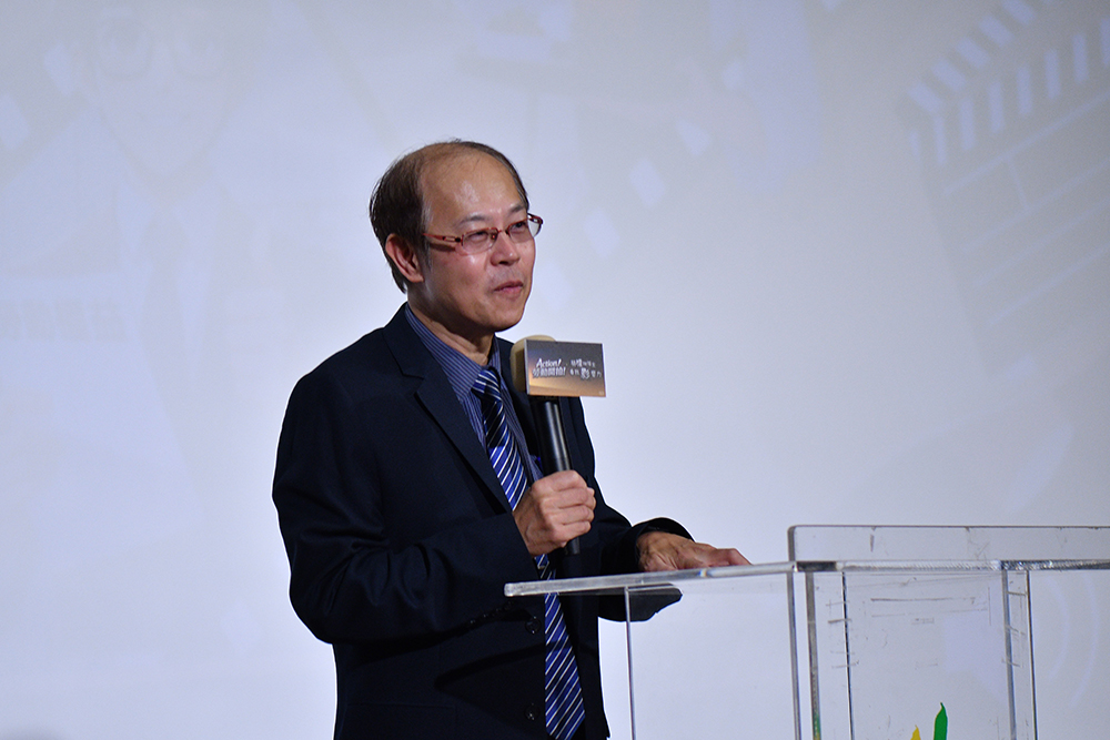 臺北市政府勞動局江明志副局長出席頒獎典禮致詞。圖/臺北市政府勞動局提供